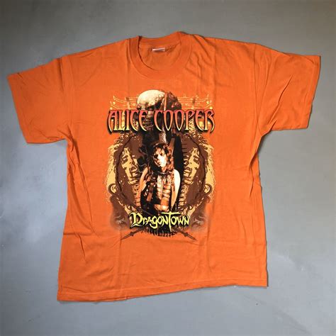 Fruit Of The Loom Vintage Alice Cooper 2002 Dragon Town Tour shirt ...