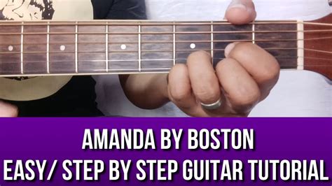 AMANDA BY BOSTON EASY GUITAR TUTORIAL BY PARENG MIKE - YouTube