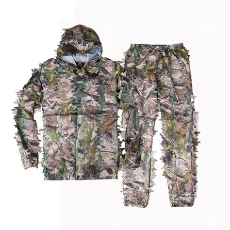 Ghillie Suits Hunting Bird Watching Photography 3D Camouflage Jungle Camouflage Clothing ...