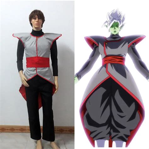 Anime Dragon Ball Son Goku Black Zamasu Potara Cosplay Costume - AllCosplay.com