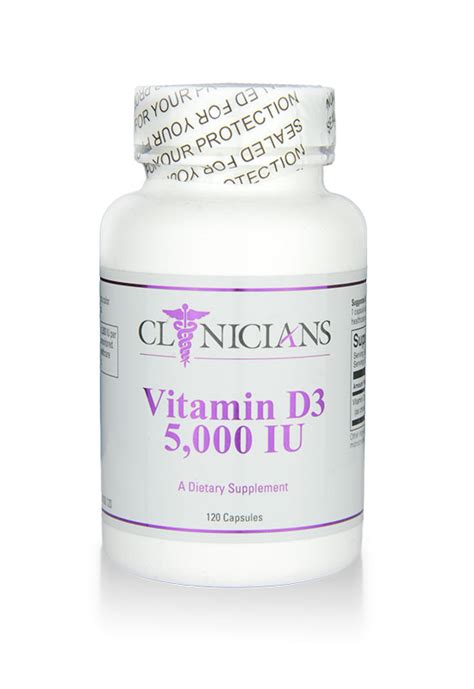 Vitamin D3 5000 IU - Clinicians Supplement Consultants