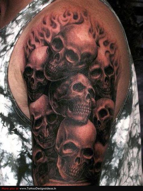 15 Ghost Flame Skull Tattoo Designs ideas | skull tattoo design, tattoo designs, skull tattoo