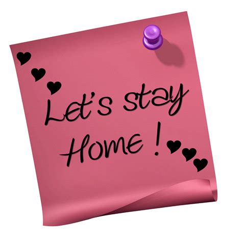 Let's Stay Home - 1 Free Stock Photo - Public Domain Pictures