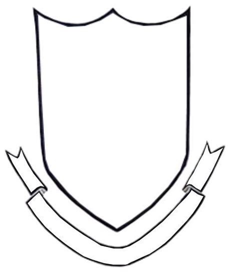 Blank Shield Outline - ClipArt Best