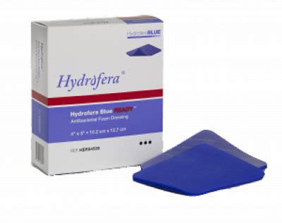 Hydrofera Blue Ready Antibacterial Foam Dressing 10.2cm X 12.7cm Sterile « Medical Mart