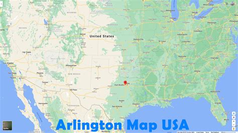 Arlington, Texas Map