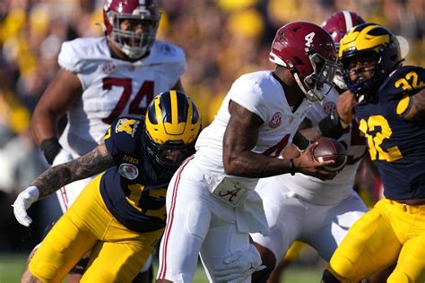 Michigan's defensive line makes pass-rushing statement in Rose Bowl win: 'We handled business on ...