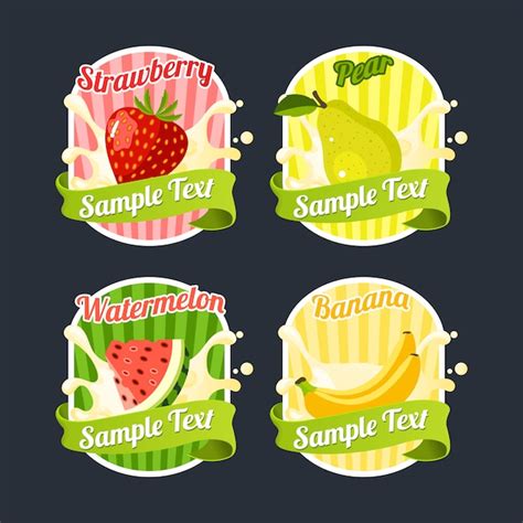 Premium Vector | Logo fruit design