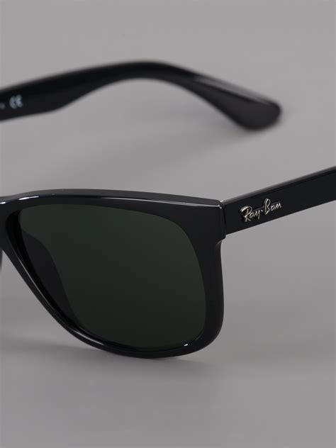 Ray-Ban Flat Top Sunglasses in Black for Men - Lyst