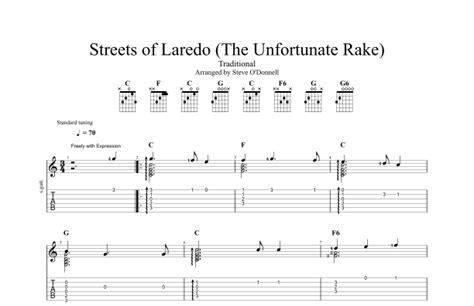 Streets of Laredo (arr. Steve O'Donnell) Sheet Music | Traditional ...