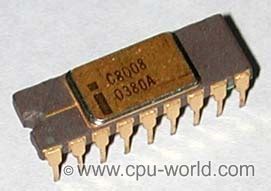 Intel 8008 (i8008) microprocessor family