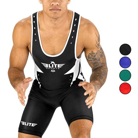 Elite Sports Men’s Wrestling Singlet Uniform, Star Series Advanced Singlets for Men Wrestling ...