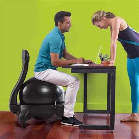 Classic Balance Ball Chair, Assorted Colors - saiitt