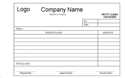 Petty Cash Voucher Form | Voucher sample, Voucher, Cash