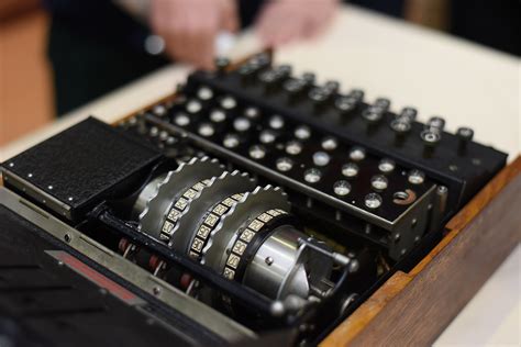 Students get chance to see Enigma machine at Garden International School (GIS)