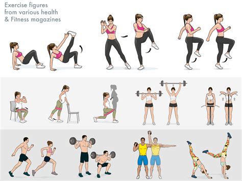 Exercise Illustration by Jason Pickersgill on Dribbble