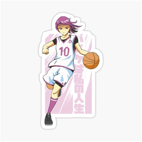 "Basketball anime girl" Sticker for Sale by DerSenat | Redbubble