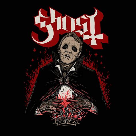 My latest Ghost shirt design, now available online from Hot Topic. : r ...