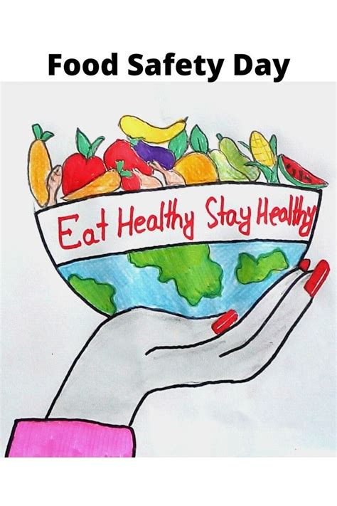 World Food Safety Day Drawing | World Food Safety Day Poster | Eat ...