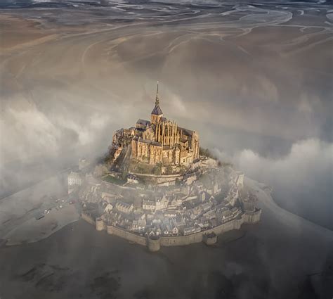 Mont-Saint-Michel and 5 More Incredible Award-Winning Photographs Captured with Drones - TechEBlog