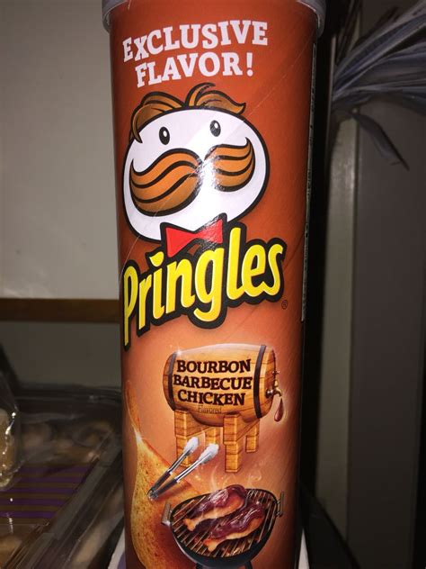 Pringles Bourbon Barbecue Chicken Flavor Potato Crisps