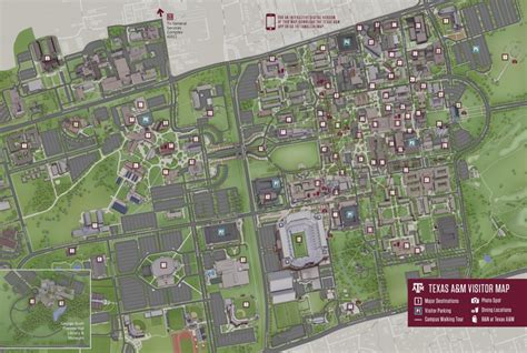 Campus Map - Texas A&m University-Commerce - Texas A&m Map | Printable Maps