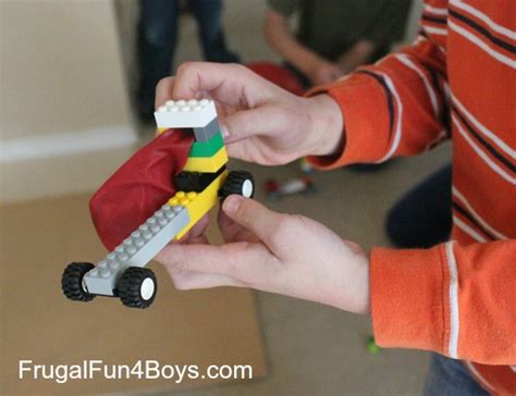 Lego Fun Friday: Balloon Powered Car Building Challenge - Frugal Fun For Boys and Girls