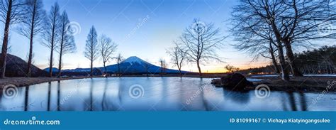 Mount Fuji Fujisan Sunrise stock image. Image of panorama - 81099167