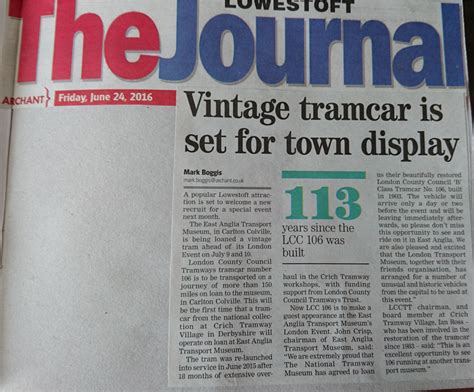 pr-the-lowestoft-journal-lcc106-at-eatm-900px - Crich Tramway Village