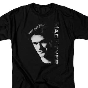 Macgyver Logo Black Shirts - Etsy