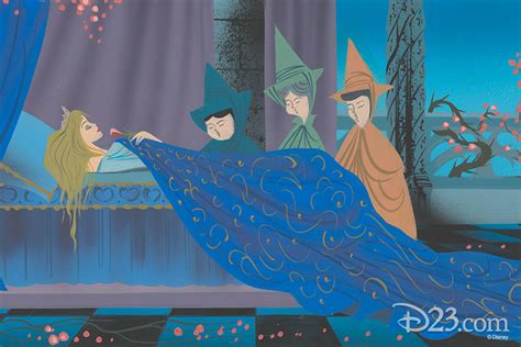 You Need to See This Royally Rare Sleeping Beauty Concept Art - D23