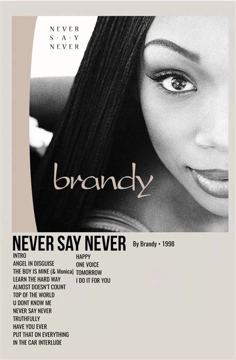 never say never | Music cover photos, Music album covers, Music poster design