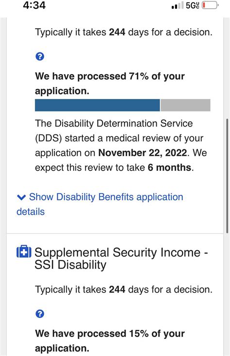 Does it mean anything that my SSDI application is so much further ahead ...