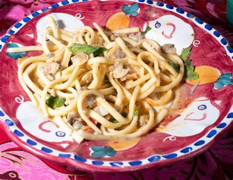 Scialatielli Pasta with Seafood Mix Stock Photo - Image of diet, luxury: 150097764