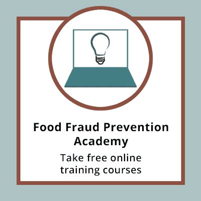 Food Fraud Prevention Think Tank - free, online food fraud training