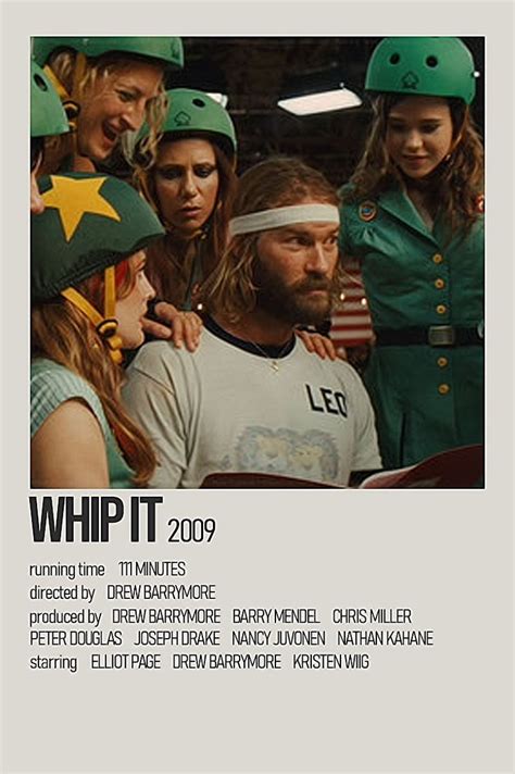 Whip It Movie Poster | Whip it movie, Film posters vintage, Film ...