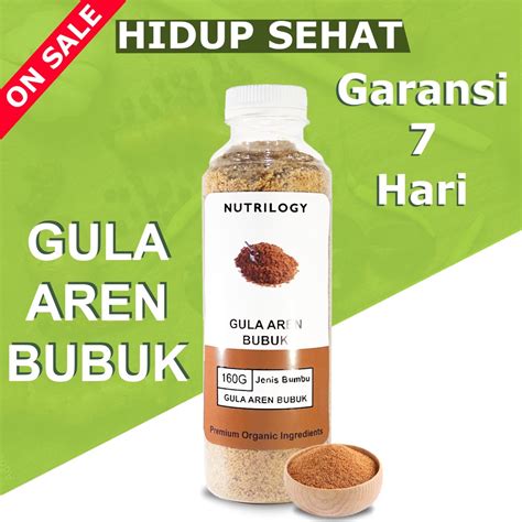 Jual GULA AREN BUBUK ASLI ORGANIK MURNI 160G | Shopee Indonesia