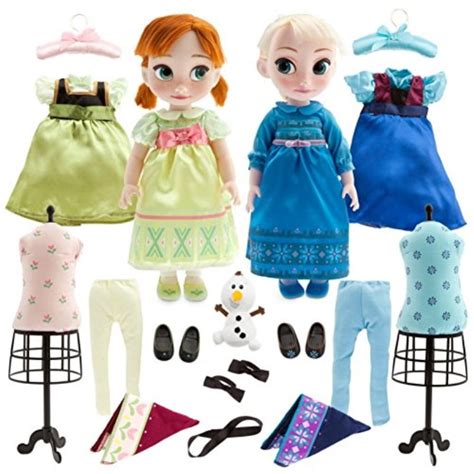 Disney Store Deluxe Frozen Animators Elsa and Anna Toddler Doll Gift ...