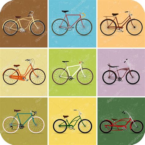 Vintage Retro Bicycle Background Stock Vector Image by ©melindula #42046981