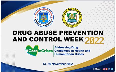 2022 Drug Abuse Prevention and Control Week