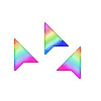 Rainbow cursors - lilawpc