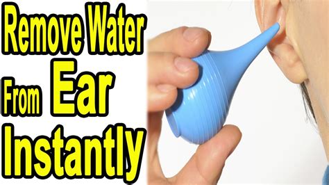 How to Remove Water from Ears. - YouTube