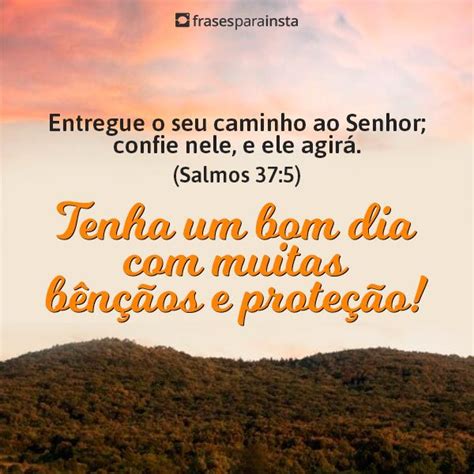 Mensagem Bíblica de Bom Dia - Frases para Instagram