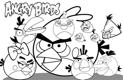 Free Printable Angry Bird Coloring Pages For Kids