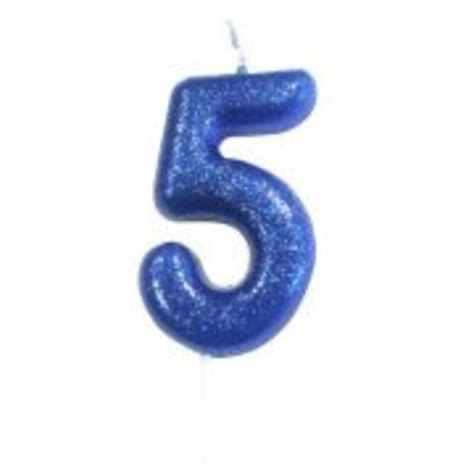 Number 1 Blue Glitter Candle 1st Birthday Candles Birthday | Etsy UK