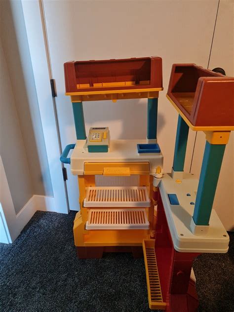 Vtg 1989 Fisher Price Fun with Food McDonald’s Drive Thru Playset RARE ...