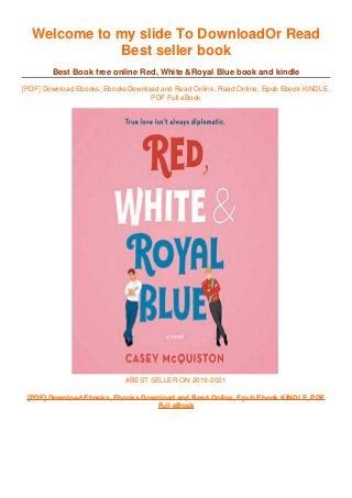 Download (PDF) Red, White & Royal Blue