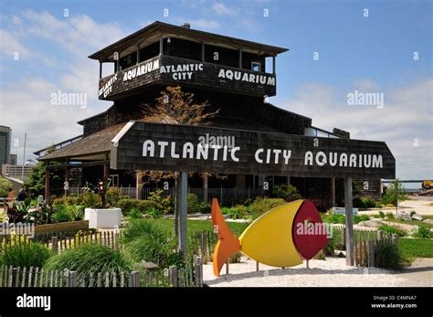 The Atlantic City Aquarium at Gardner's Basin Stock Photo - Alamy