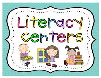 Literacy Center Pocket Chart Cards and Posters | Literacy centers ...