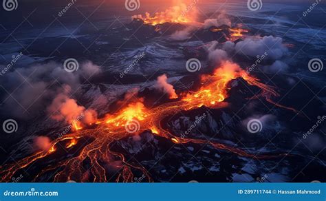 Lava Flows from Mount Fagradalsfjall in Iceland: a Spectacular Aerial ...